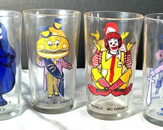McDonalds collectible glassware