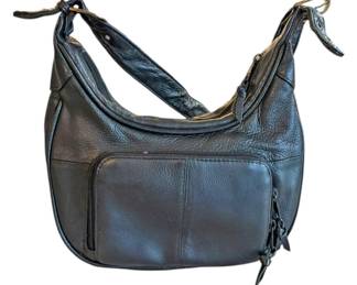 Black Leather Gun Purse 