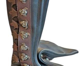 Handcrafted Leather Renaissance Boots 