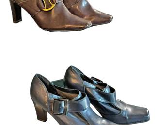 LIKE NEW Square Toe Heels 