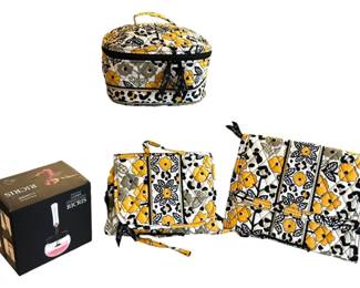 NEW Vera Bradley Go Wild Travel Bag Set 