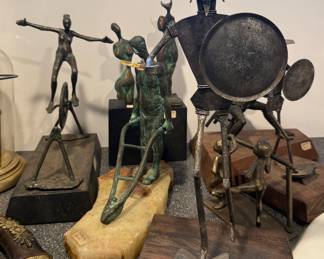 VINTAGE BRONZE SCULPTURES 