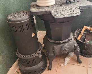 Antique cast iron stove