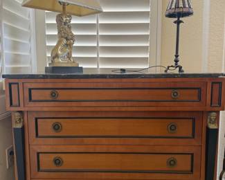 French chest marble topped