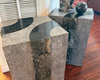 GREY & BLACK MARBLE CUBES