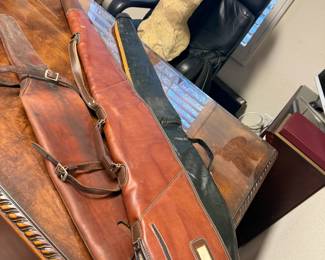 VINTAGE LEATHER GUN SLINGS