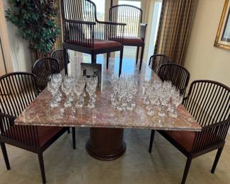 GORGEOUS CUSTOM MARBLE TABLE