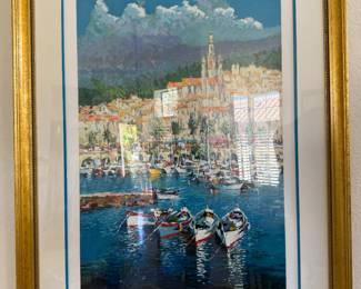 Signed serigraph and numbered