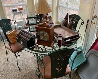 All items on patio table 