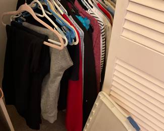 Bedroom closet - women’s clothing 