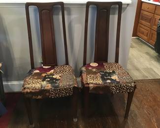 Far Eastern Furnishings Co. Okinawa - 2 more of the 8 dining room chairs