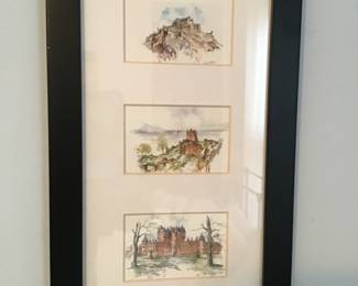 framed signed art