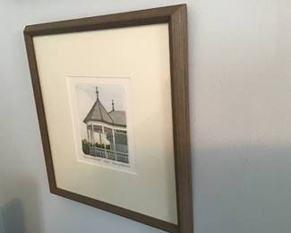 Framed and signed art