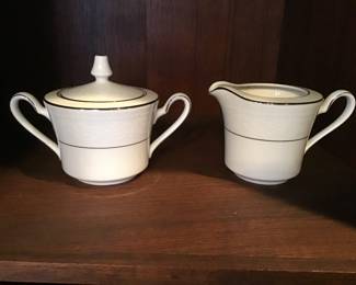 cream and sugar Noritake "Sorrento"