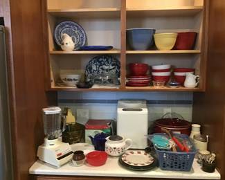 kitchen items and small appliances
