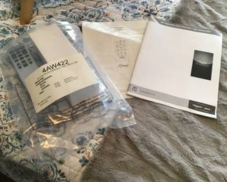 paperwork for Original Mattress Factory adjustable bed