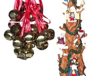 Mouse Tree Figurine Jingle Bells