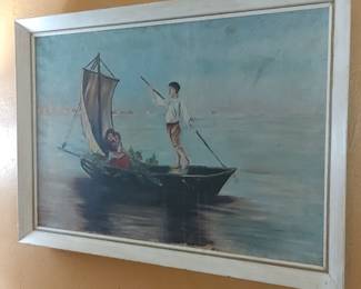 Antique oil on canvas