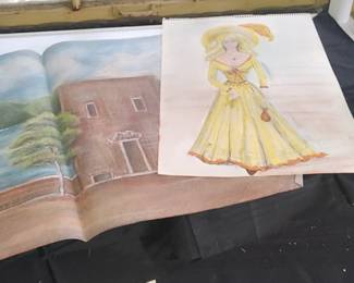 Original drawings and art by Tommy