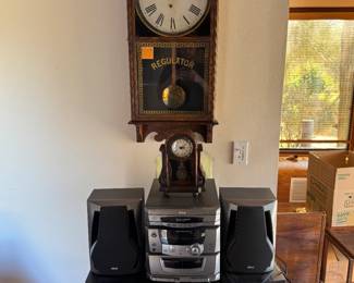 Regulator Wall Clock, table clock, audio system