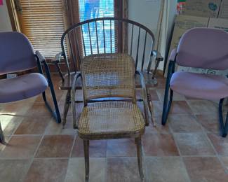 Office chairs and bench