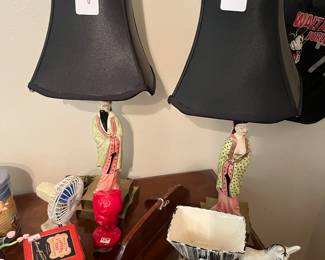 Vintage asain lamps