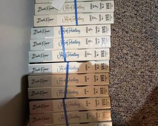 Bob Ross “Joy of Painting” VHS Tapes (numerous series),