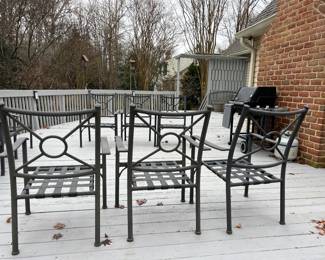 6 Chairs - Goes with Glass Top Table