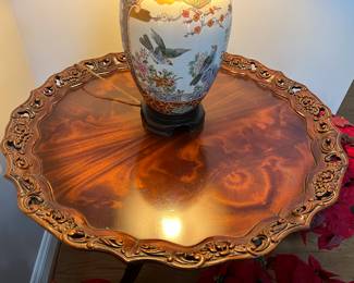 Pie Crust Side Table - Beautiful!!,
