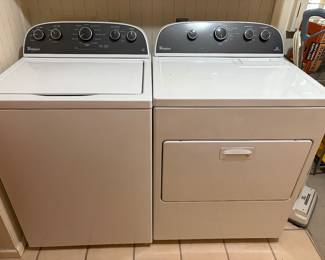 Whirlpool Washer and Dryer