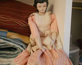 Antique Boudoir doll circa 1900-1920. German.