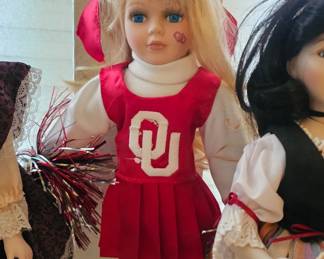 OU porcelain Cheerleader