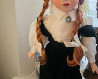 Vintage porcelain dolls circa 1980-1990