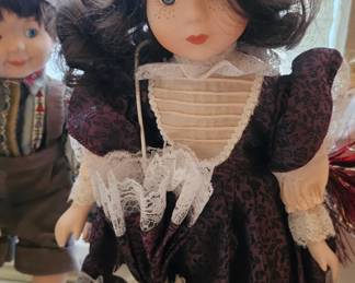 Victorian style Collectible porcelain doll