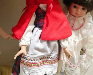 Little Red Riding Hood porcelain doll