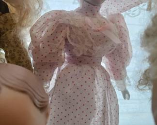 Gibson Girl style porcelain doll