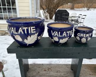 1 set of Valatie pots & 1 of Ghent