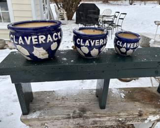 9 sets of Claverack pots