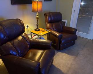 Lazy boy recliners all leather