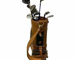 Golf Club Lot – Titleist, Callaway, Cobra, Mizuno, Cleveland + Vintage Carry Bag