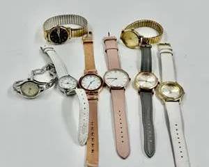 Mixed Lot Quartz Wristwatches Assorted Styles Gold Silver Rose Mens Womens Timepieces Watch Estate