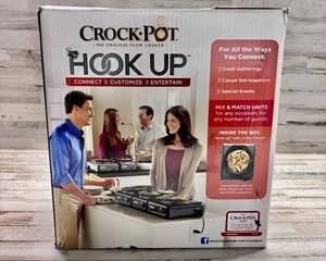 NOB Crock Pot Hook Up Slow Cooker SCCPMD1 Connectable 2 Quart Unit