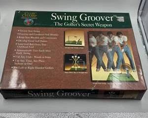 Club Champ Swing Groover Golf Trainer The Golfer’s Secret Weapon Practice Aid New Box