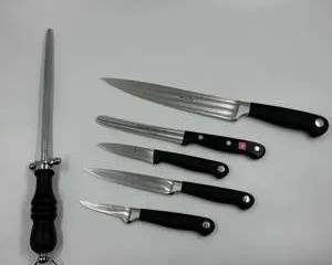 Wusthof Solingen Germany Chef Knife Lot Grand Prix Gourmet with Honing Rod