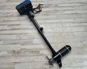 Sevylor 12V Electric Trolling Motor for Inflatable Boats & Kayaks – Clamp Mount – Forward/Reverse