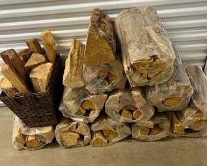 Seasoned Firewood Bundles – Ready to Burn – Indoor/Outdoor Use
