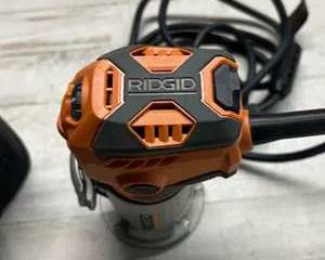 RIDGID R2401 Compact Fixed-Base Router Kit w/ Case, Corded Power Tool, Edge Guide