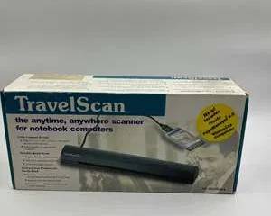 TravelScan Portable Notebook Scanner Vintage PCMCIA Computer Accessory New Box
