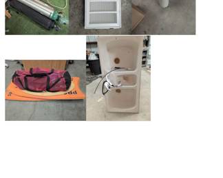 pict 17 boat boogie boards, ac vent, 2 sinks oxygen concentrator 3 tanks