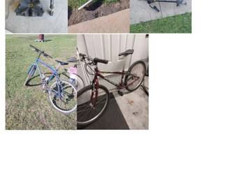 trainers and bike stuff